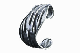  bijzondere zilveren armband van gekreukt zilver